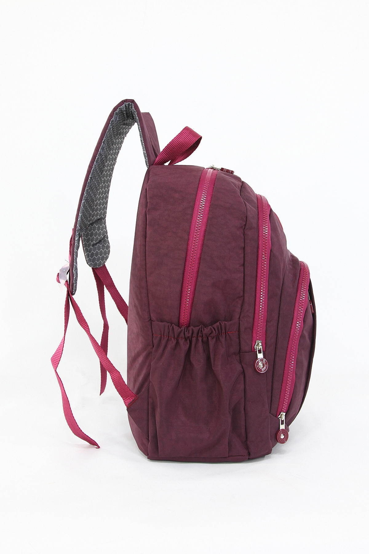 کوله پشتی زنانه بورگوندی Depoms | 5428 اورجینال - تصویر 5