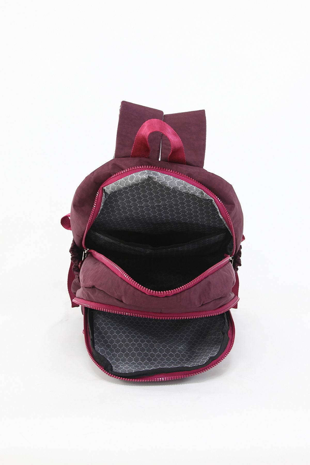 کوله پشتی زنانه بورگوندی Depoms | 5428 اورجینال - تصویر 7