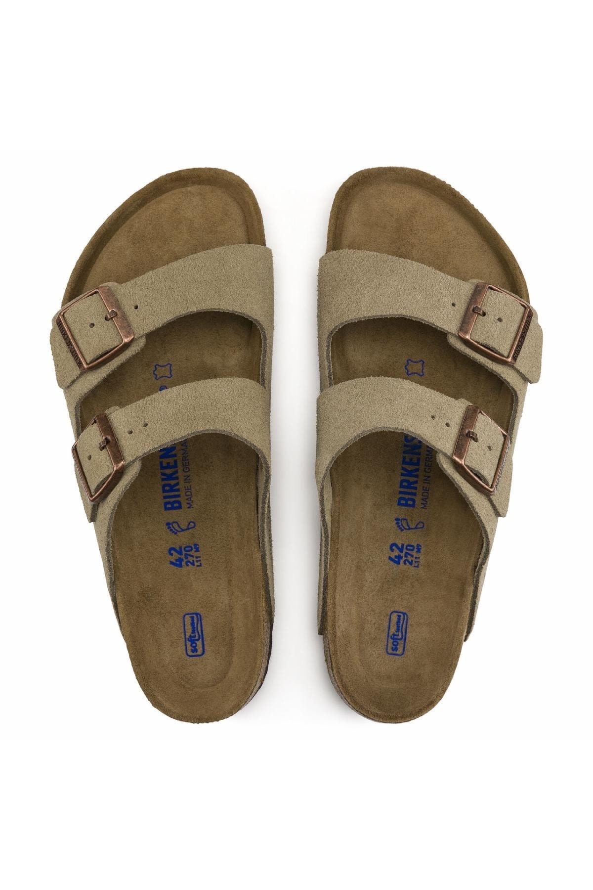 دمپایی Birkenstock بیرکن‌استوک زنانه شنی پا نرم آریزونا Sfb Vl اورجینال - تصویر 3