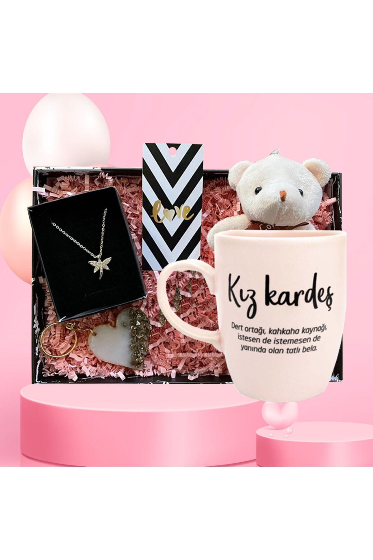 REGALOGİFT Kız Kardeşe Arkadaşa Premium Hediye Kutusu Doğum Günü Özel Gün Hediye Seti