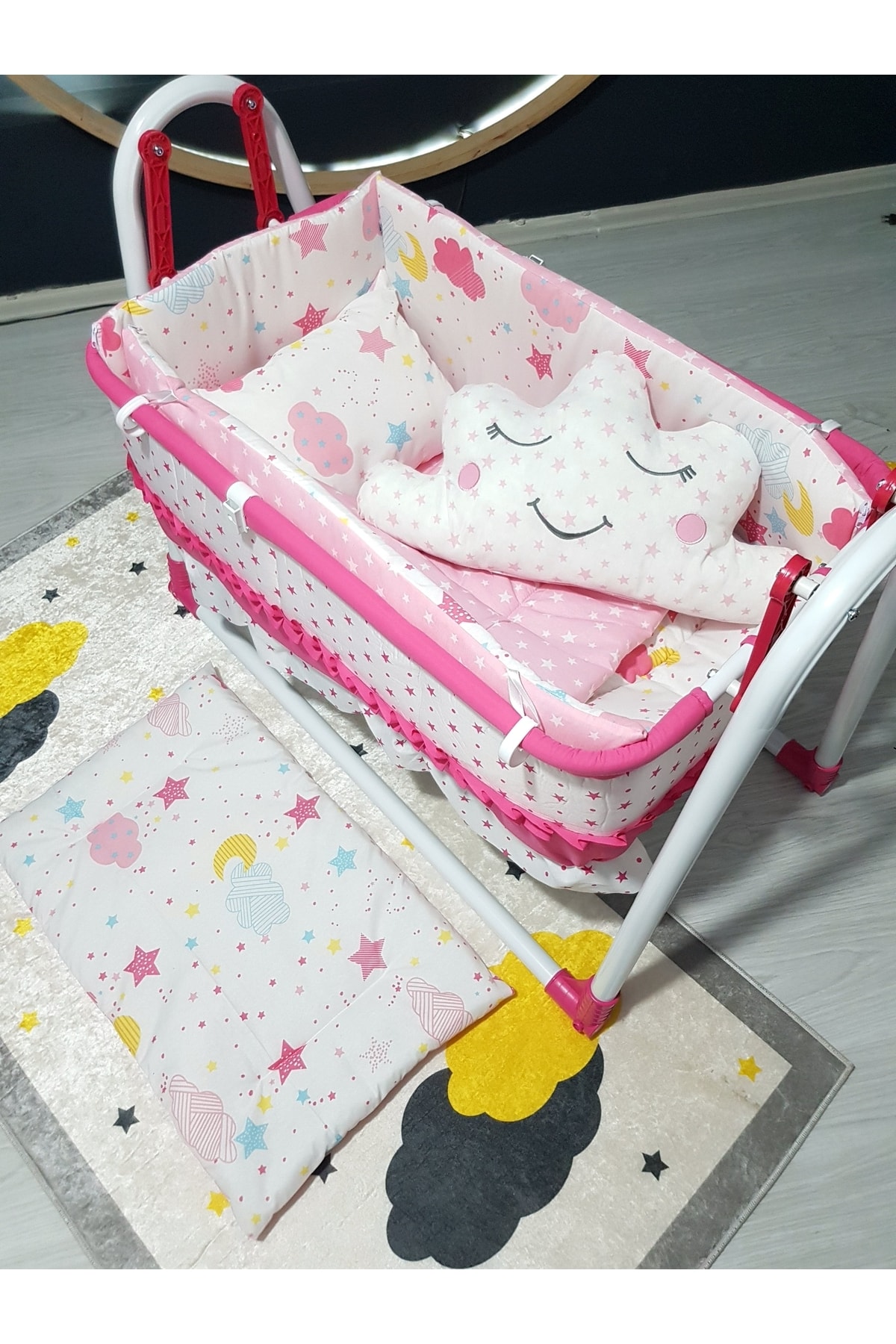 bebek_iklimi 45x85 Uyku Seti Anne Yanı Sepet Beşik Için *beşik Dahil Değildir - Alt Açma Minderi Hediyeli* fotoğrafı 5 (önizleme)