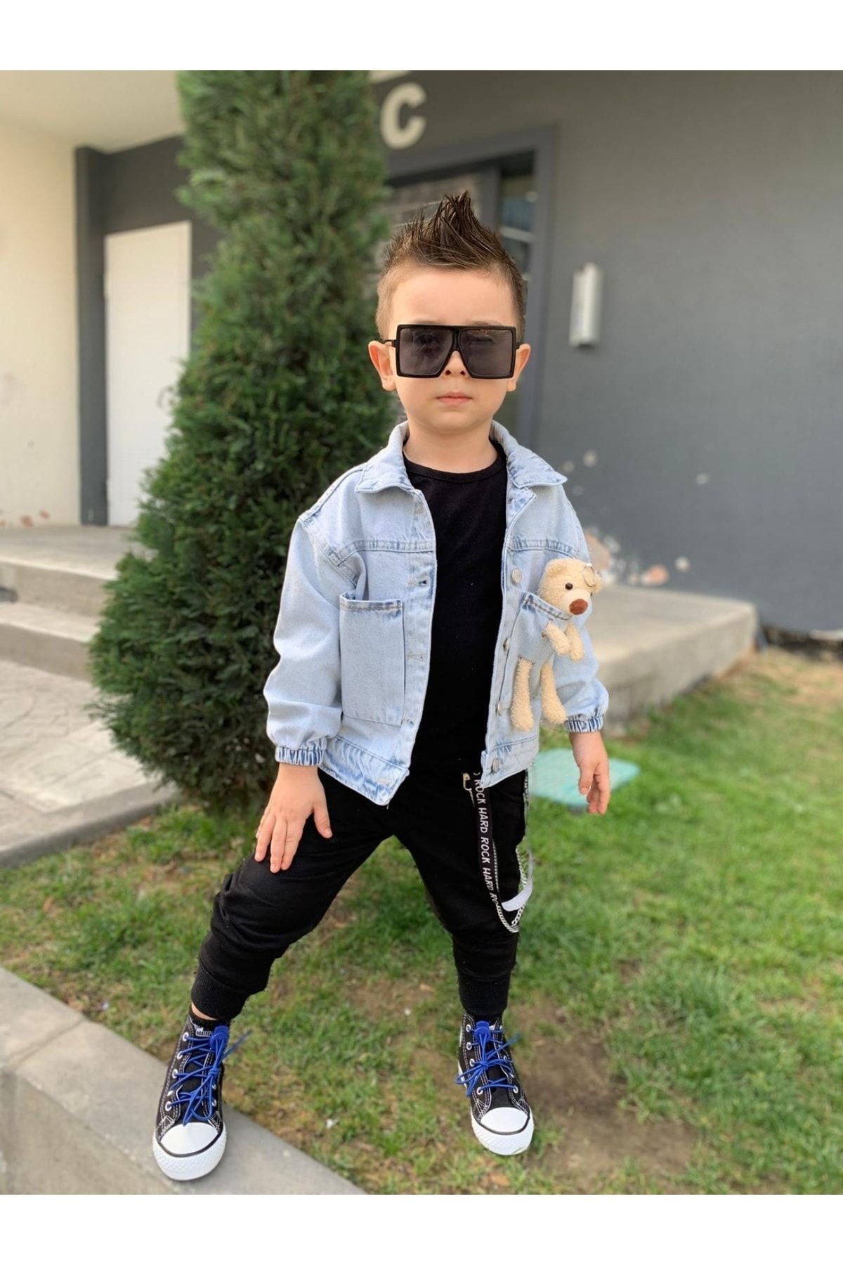 Denim jacket for kid girl cheap