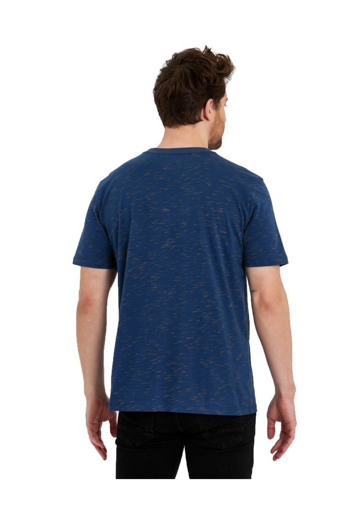 Adams-Tricou de bază cu mânecă scurtă cu logo fără imprimeu pentru bărbați 5