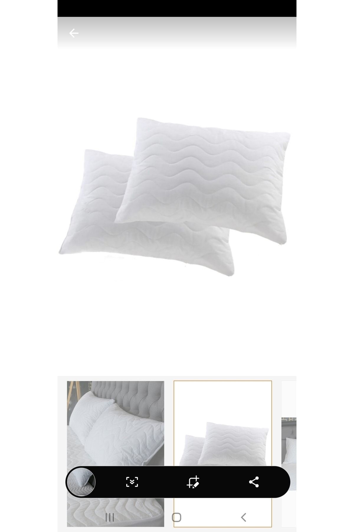 Taşkın Home 2 Bucăți De Protecție Pentru Saltea Pernă 2 Bucăți - One Size