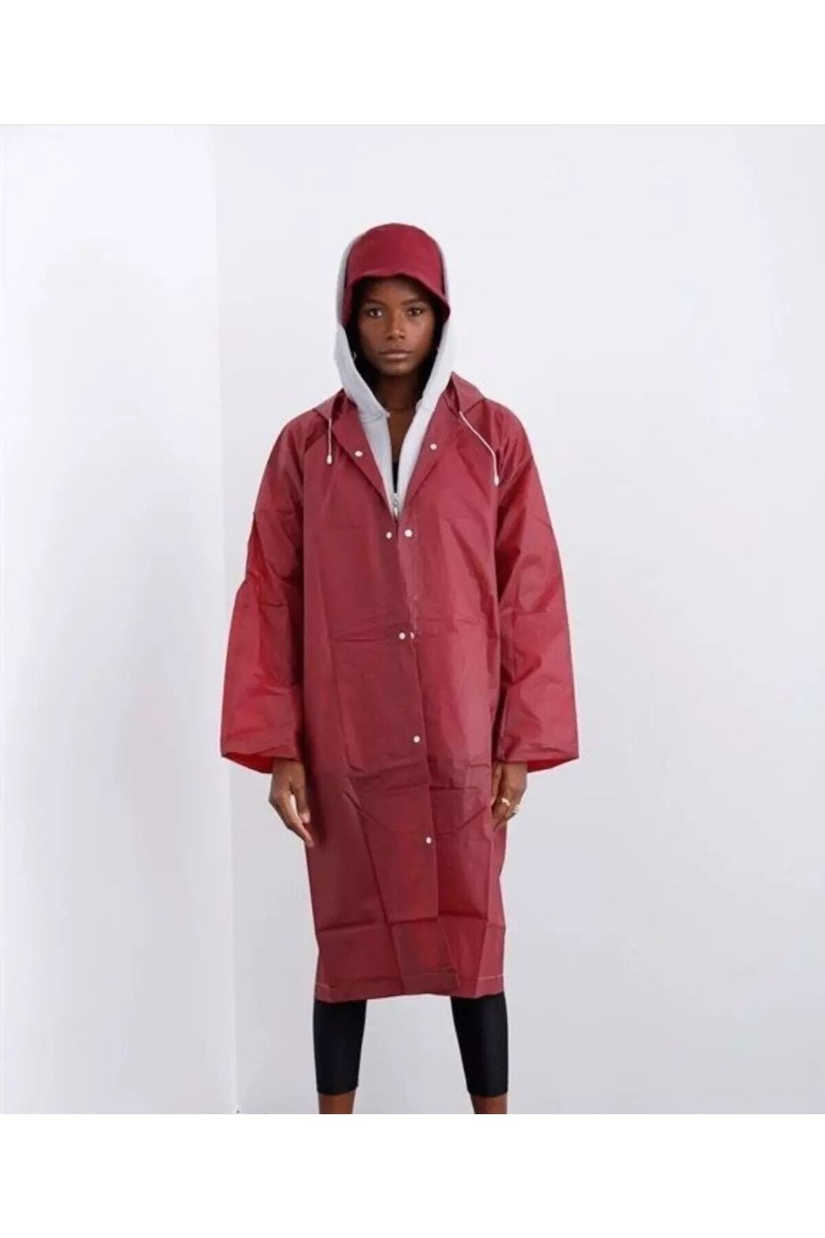 Selinsu Butik Yağmurluk-unisex Yağmurluk-rüzgar Korumalı Su Geçirmez Yağmurluk- Kapüşonlu Yağmurluk görsel 6