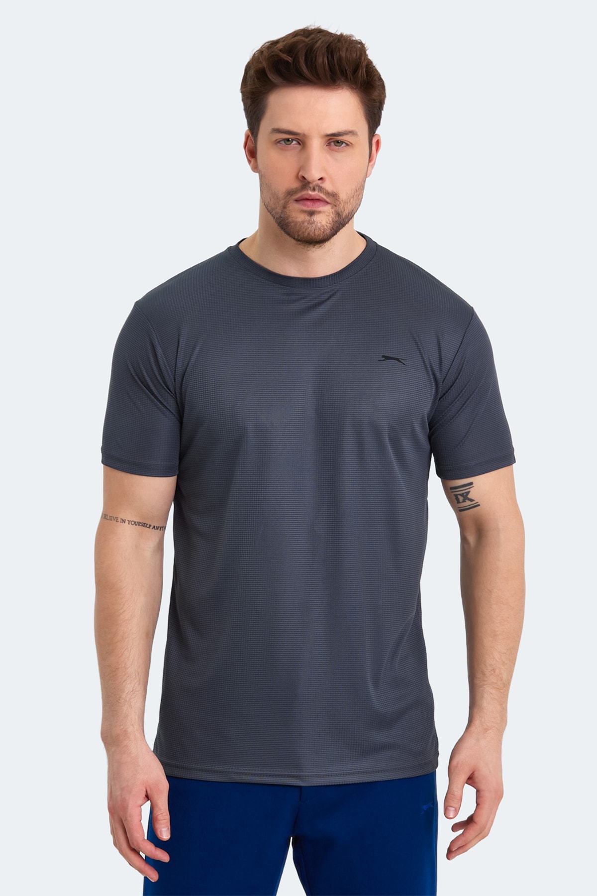 Slazenger T-Shirt Grau Regular Fit