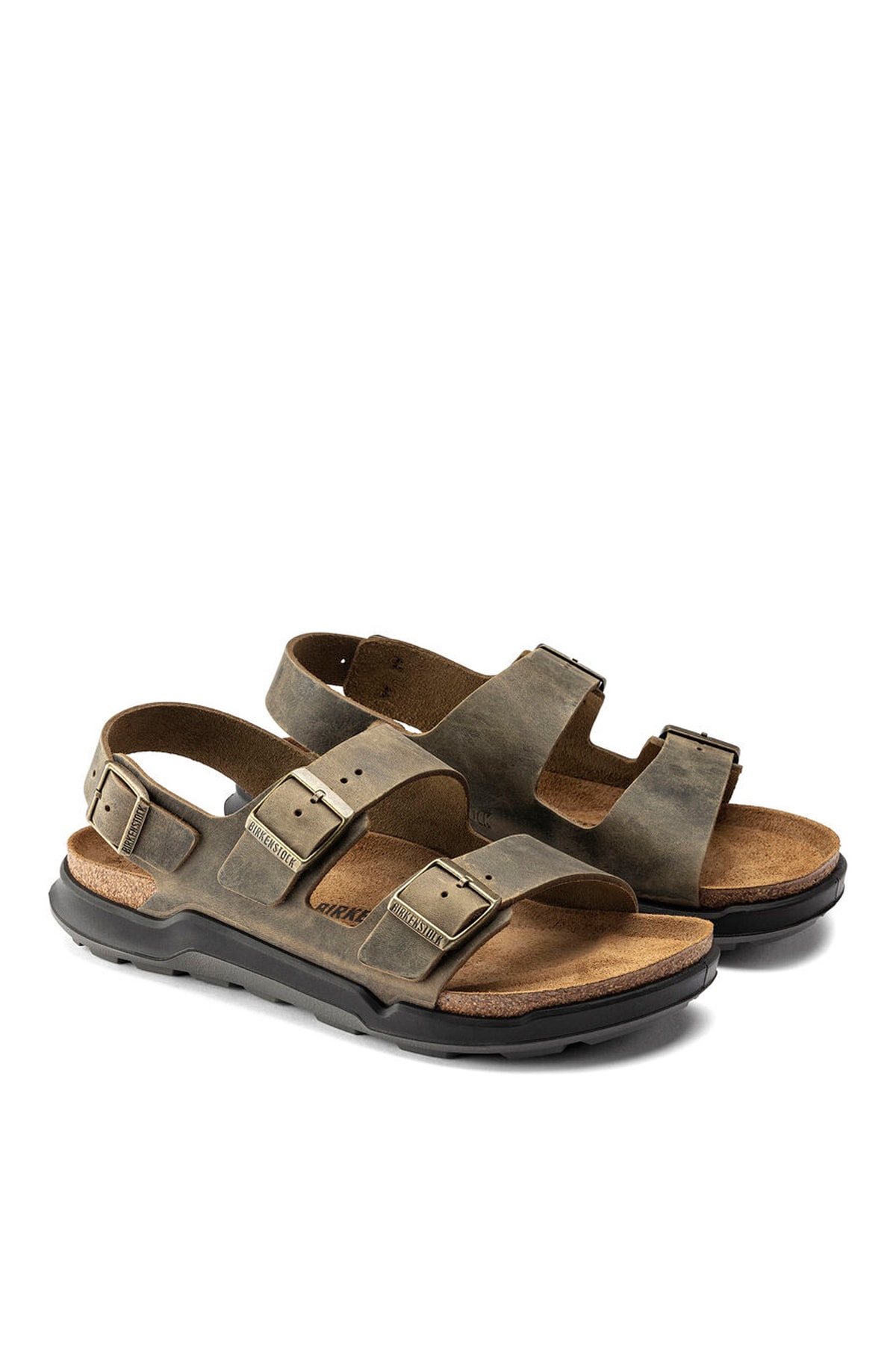 دمپایی بیرکن استاک مردانه  خاکی  راسته      لباس خانگی | Birkenstock 5003017080 DE - تصویر 5