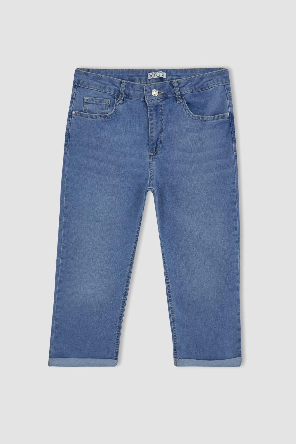 DeFacto Jeans Blau Straight