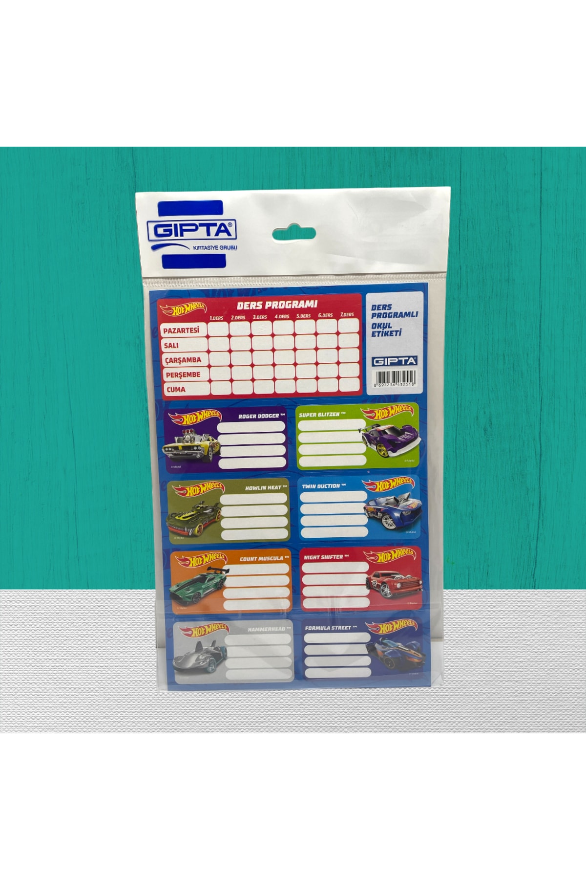 School Tag H.wheels Course Prog.16x24 3yp