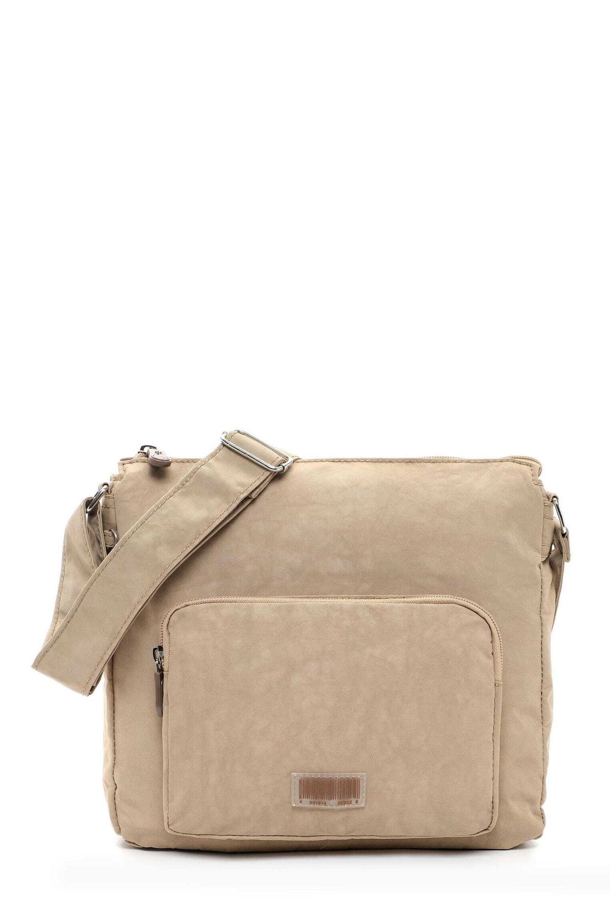 Emily & Noah Umhängetasche Beige Unifarben