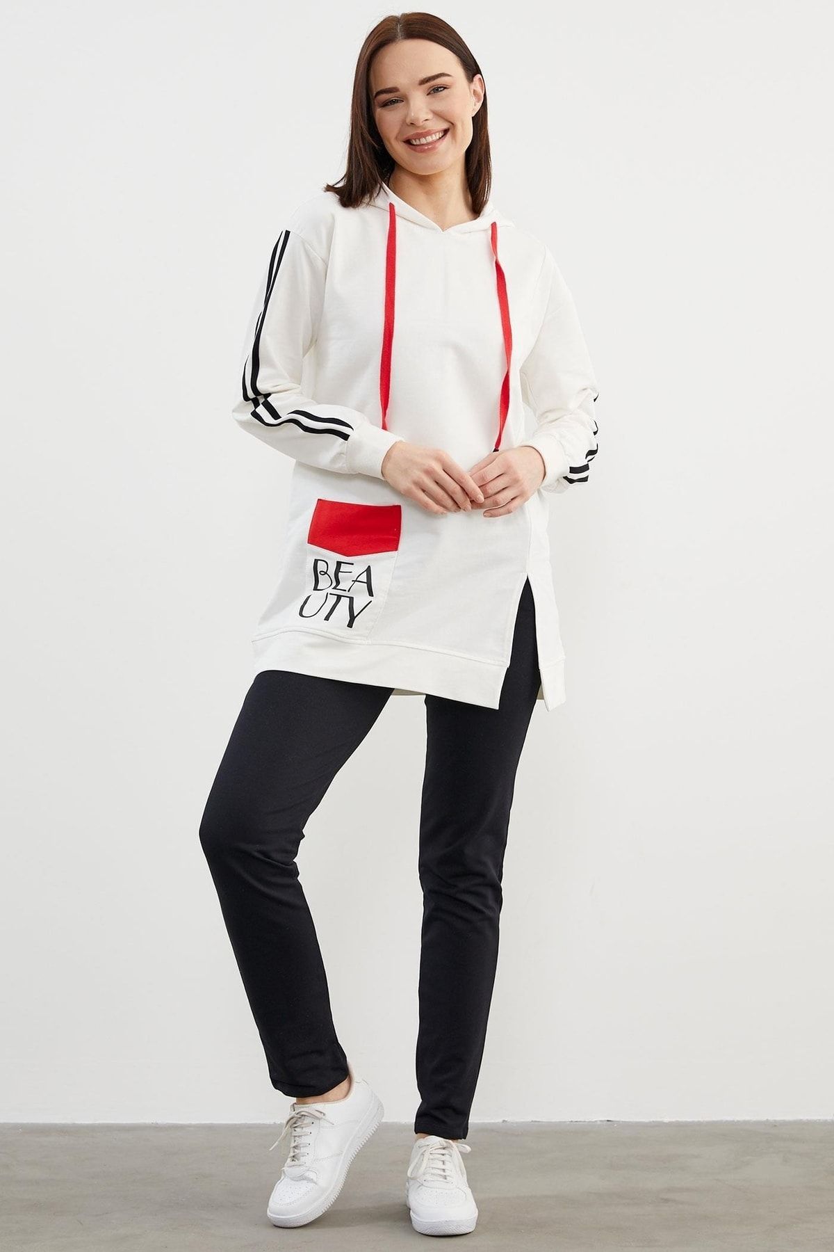 Hoodie and tights sales tracksuit
