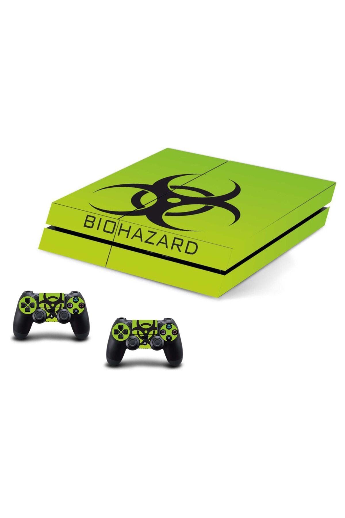 Ps4 Fat Biohazard Playstation Kaplama Sticker Seti