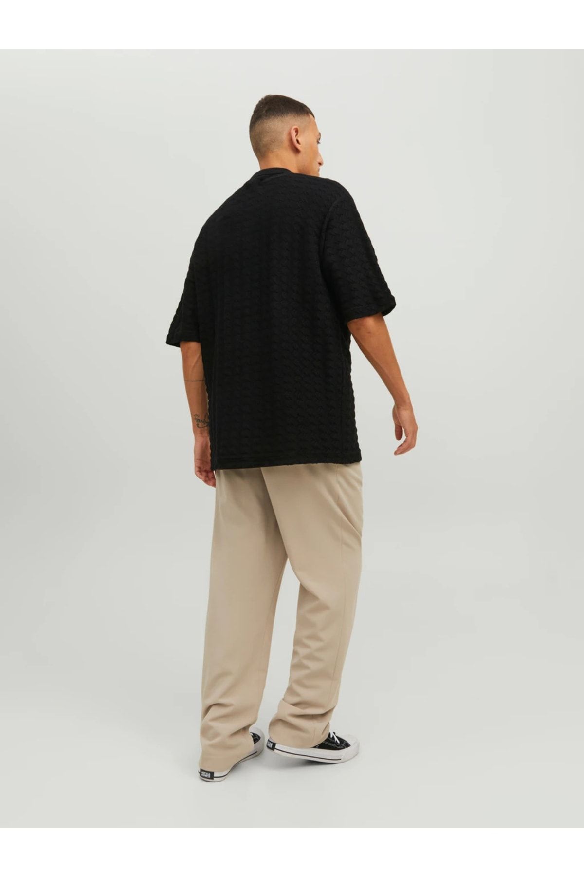 تی شرت یقه پولو مشکی مردانه جک و جونز Jack Jones Jack & Jones