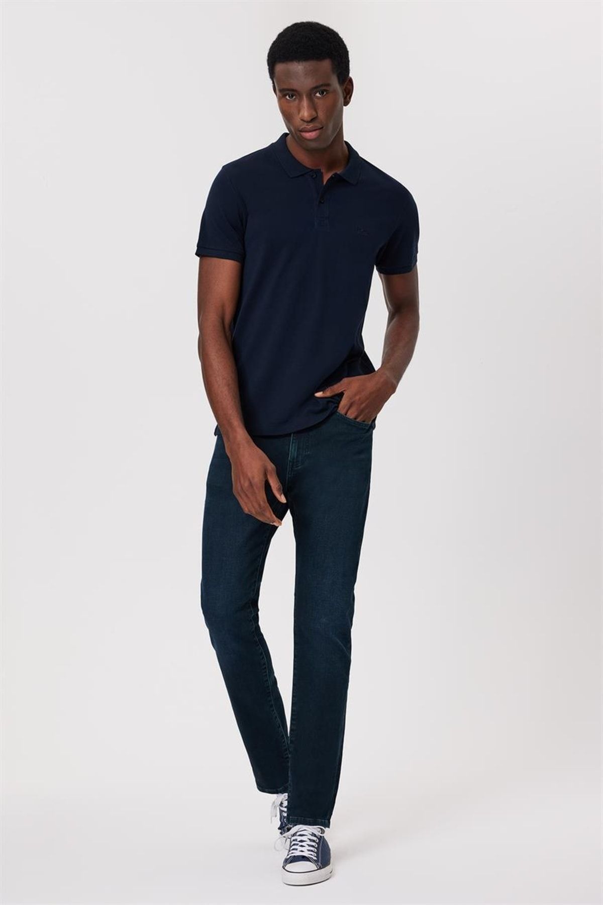 Lee Cooper Navy Blue Men s Polo T shirt 232 Lcm 242048 Twins Navy