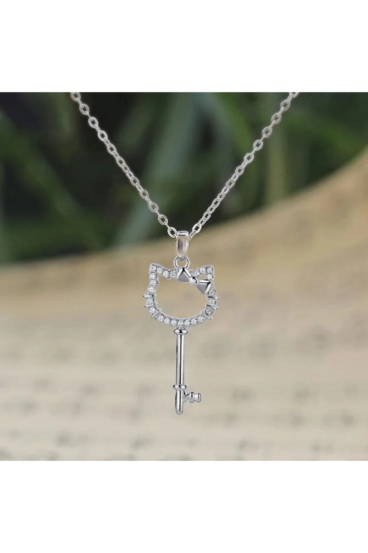 Hello kitty sales key necklace