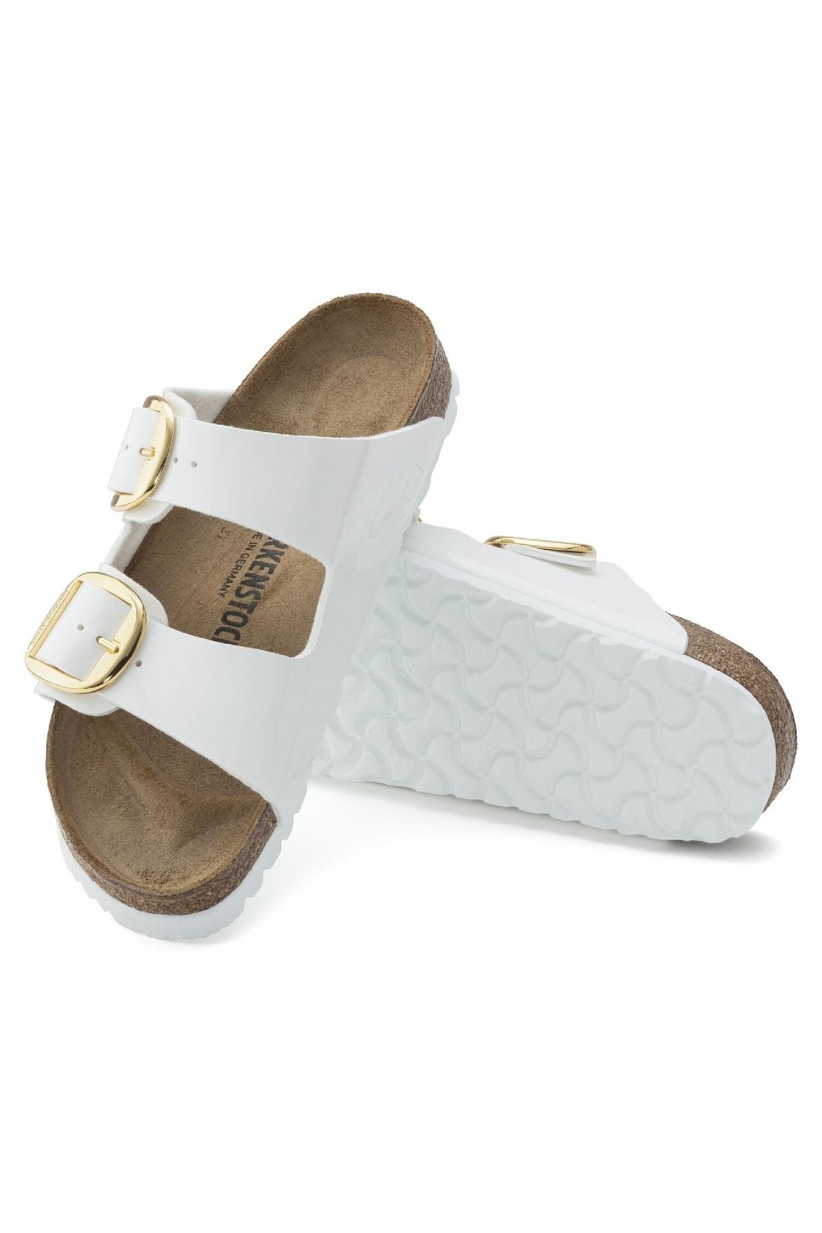 دمپایی بیرکن استاک زنانه پارچه سفید  راسته      کژوال/روزمره | Birkenstock 354 ARIZONABB-Z DE - تصویر 5