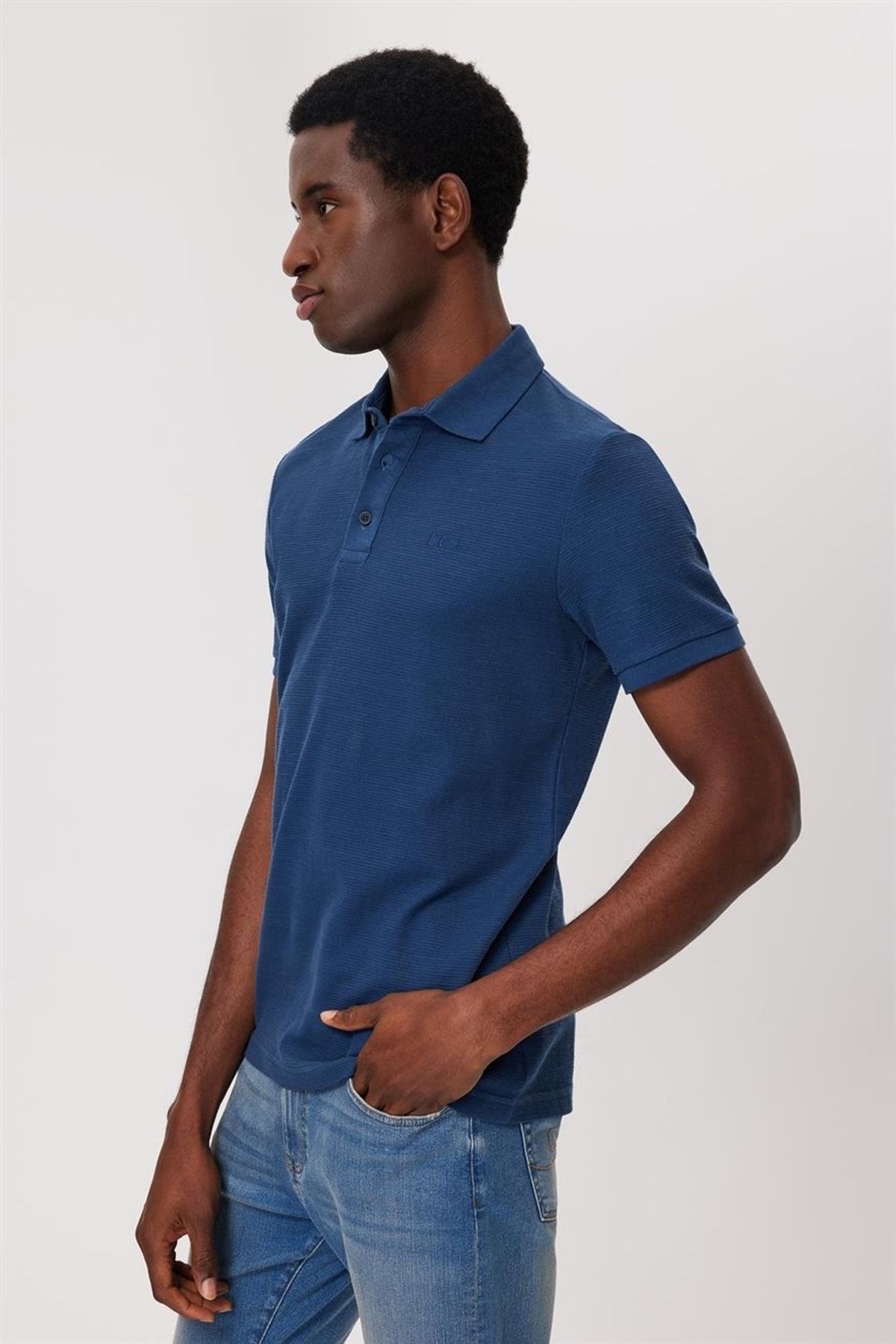 تی شرت یقه پولو مردانه تایلن آبی تیره Lee Cooper