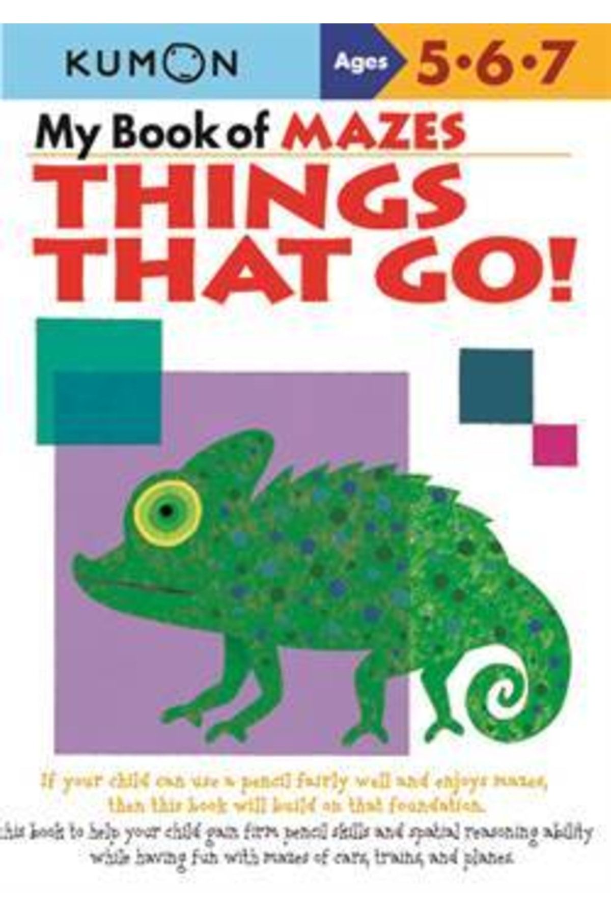 Kumon Publishing-My Book Of Mazes: Things That Go 2