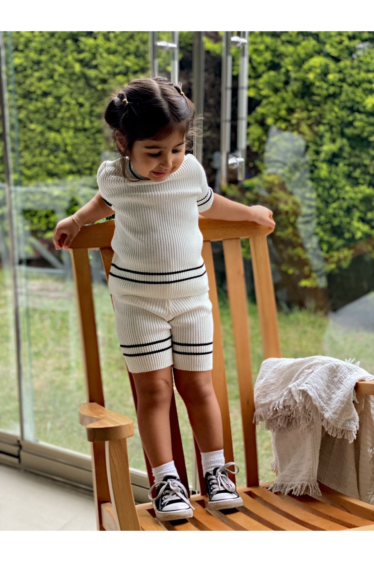 EYC BABY Triko Şortlu Unısex Bebek - Çocuk Alt Üst Takım fotoğrafı 5 (önizleme)