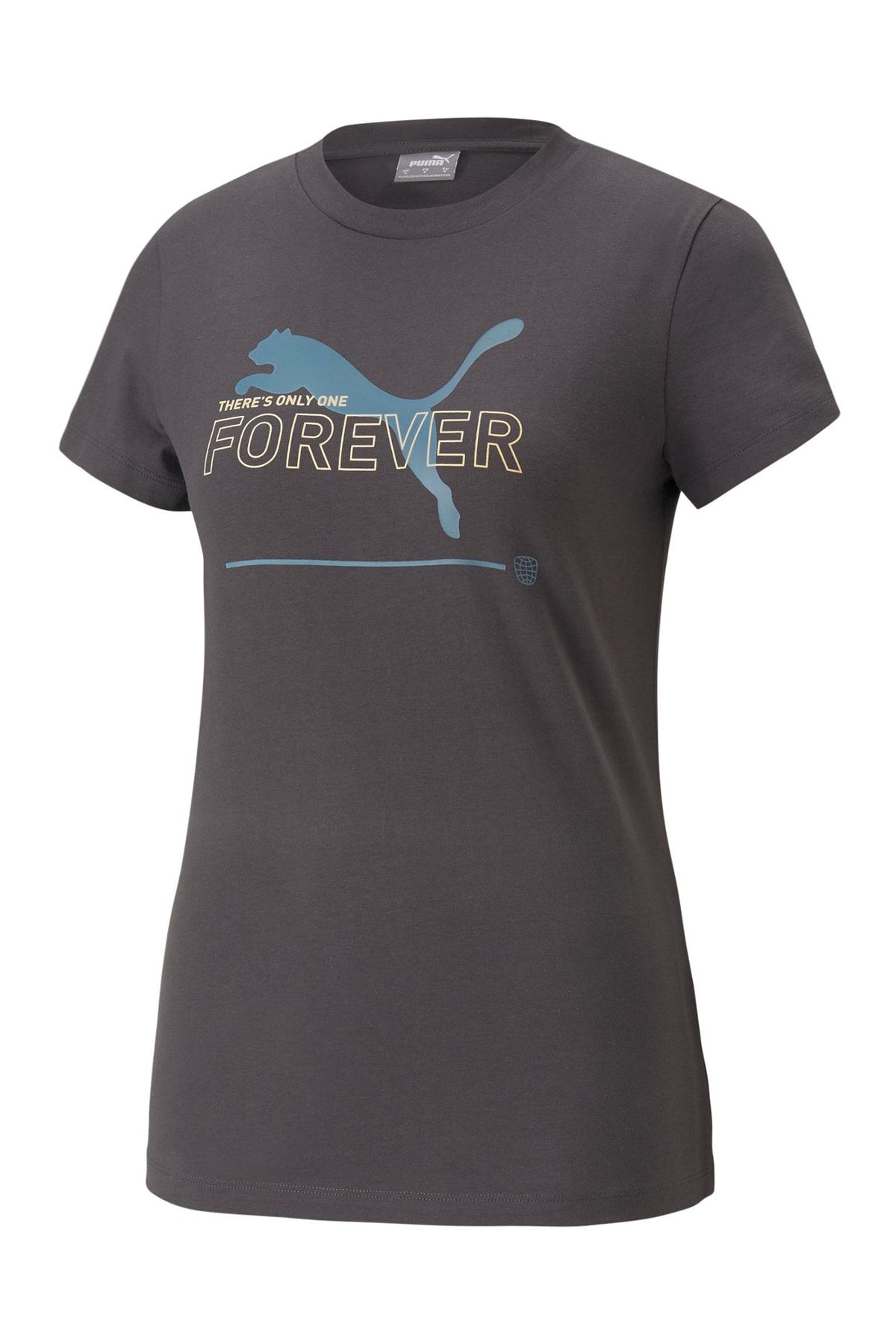 Puma T-Shirt Grau Regular Fit
