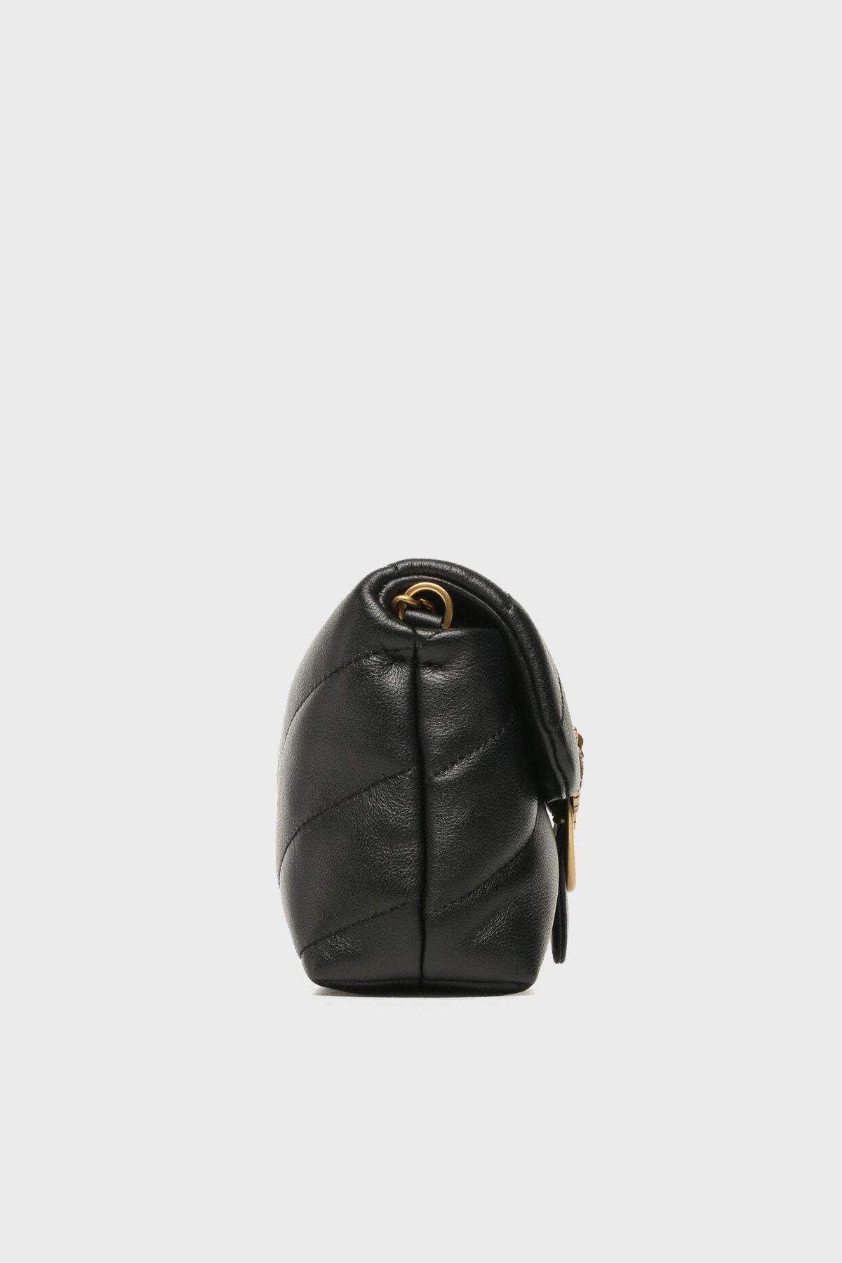 PİNKO-Naturledertasche mit Logo-Kettenriemen 100040   A0f2 Z99q 3