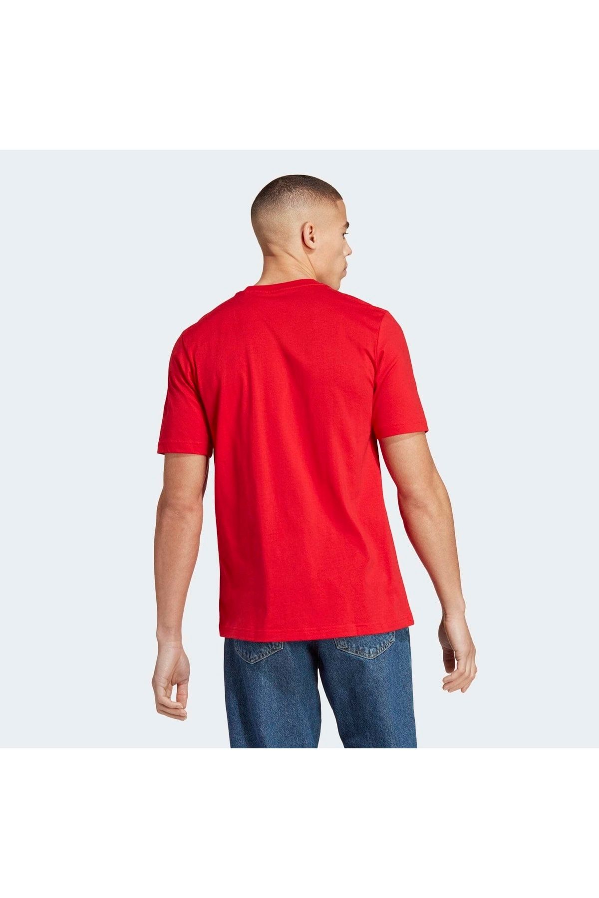 Red adidas 2024 tee shirt
