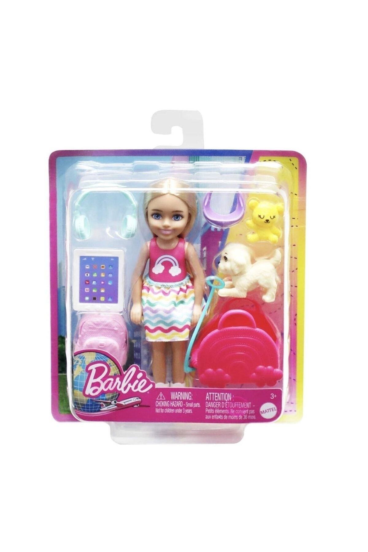 Barbie Oyuncak Seyahatte Chelsea Bebek Ve Aksesuarları Hjy17