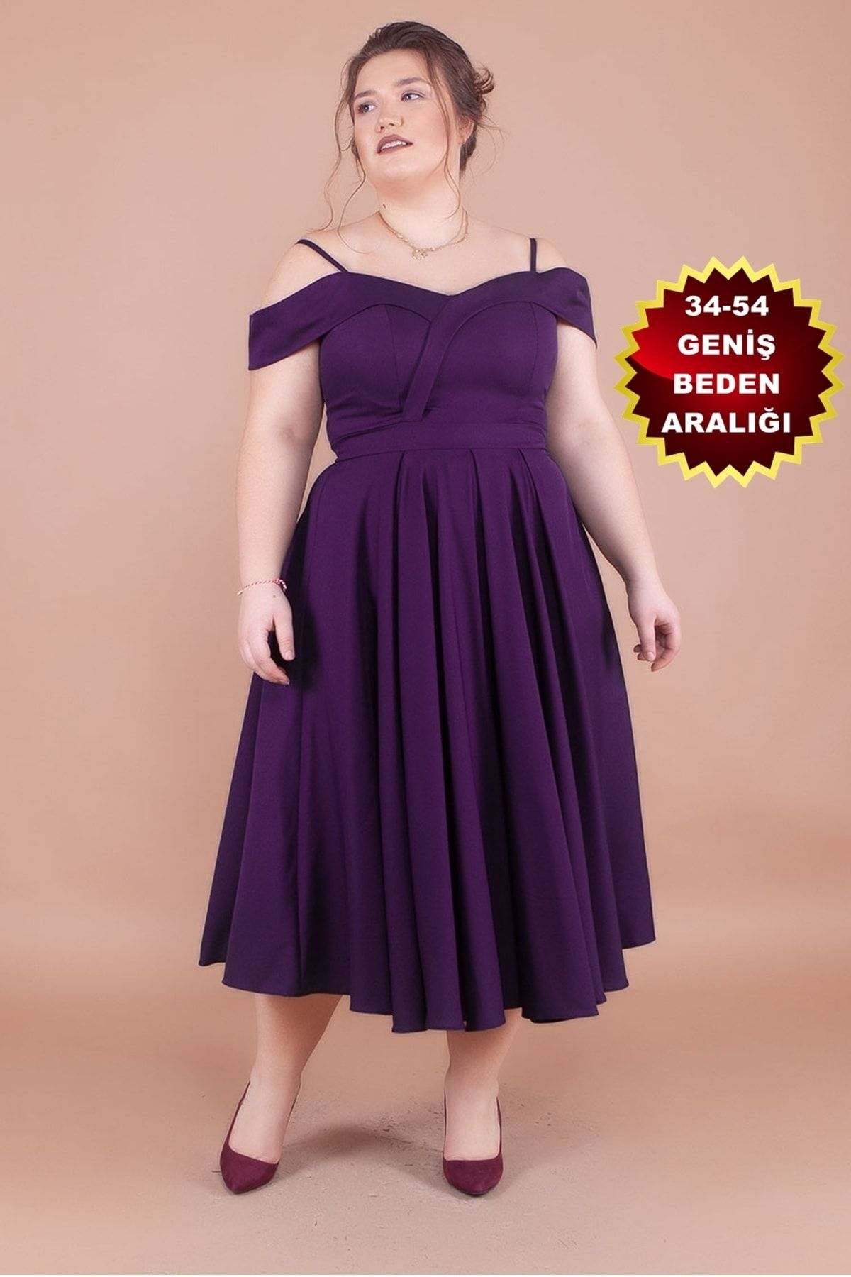 Plus size on sale plum formal dress