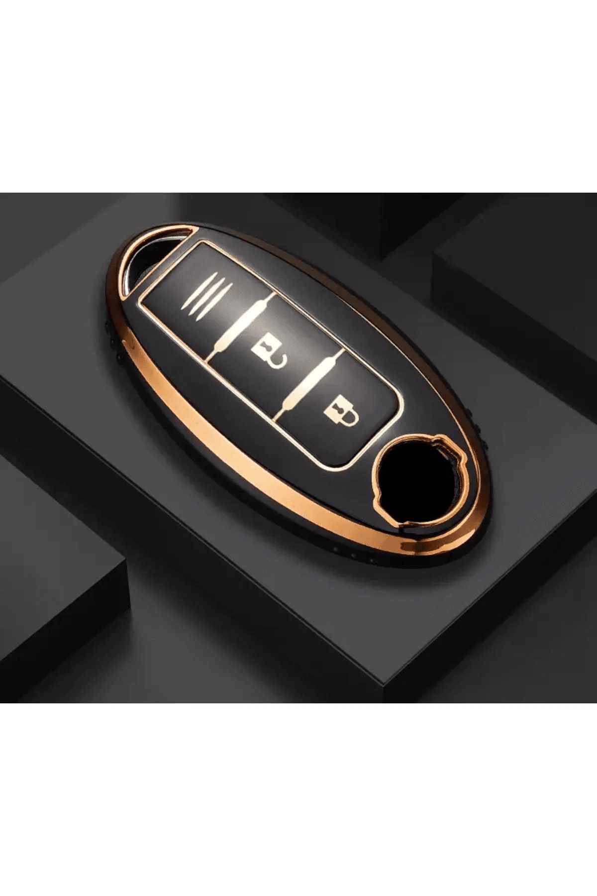 bigkey Nissan Juke Qashqai X-trail Infinity Yüksek Kalite Nano Kumanda Kılıfı Siyah Renk