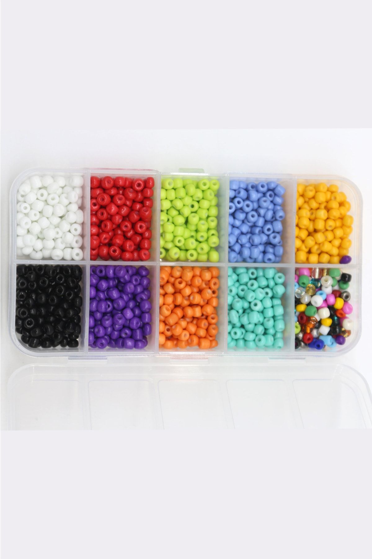Hobimos-Hobby Accessory Sand Bead Set in 10 Compartments Box 10x10 Grams 4