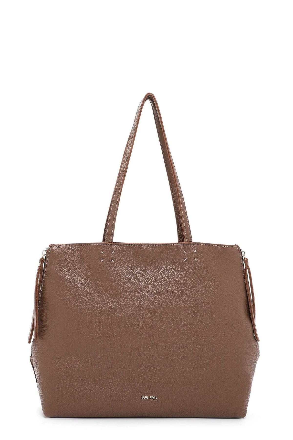 SURI FREY Handtasche Beige Unifarben Fast ausverkauft