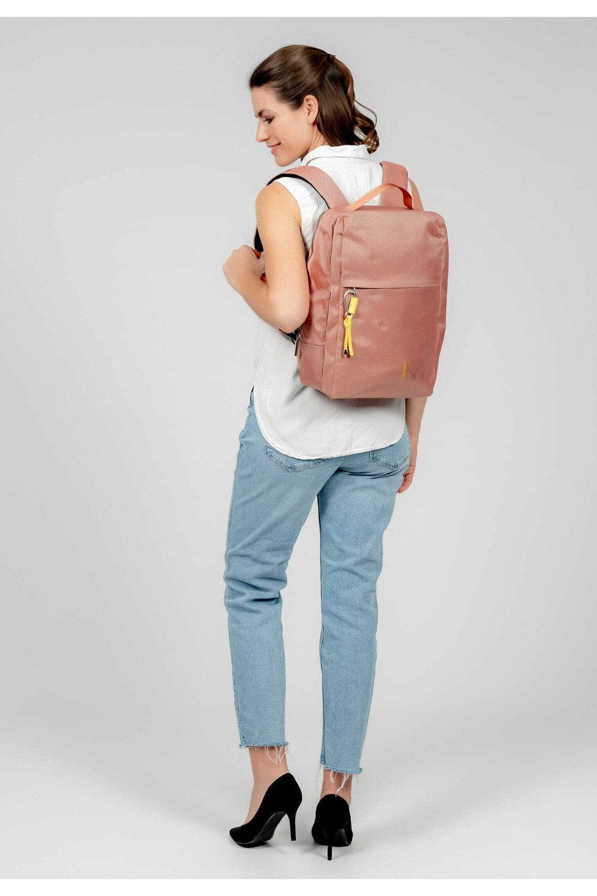 SURI FREY Rucksack Orange Unifarben Fast ausverkauft