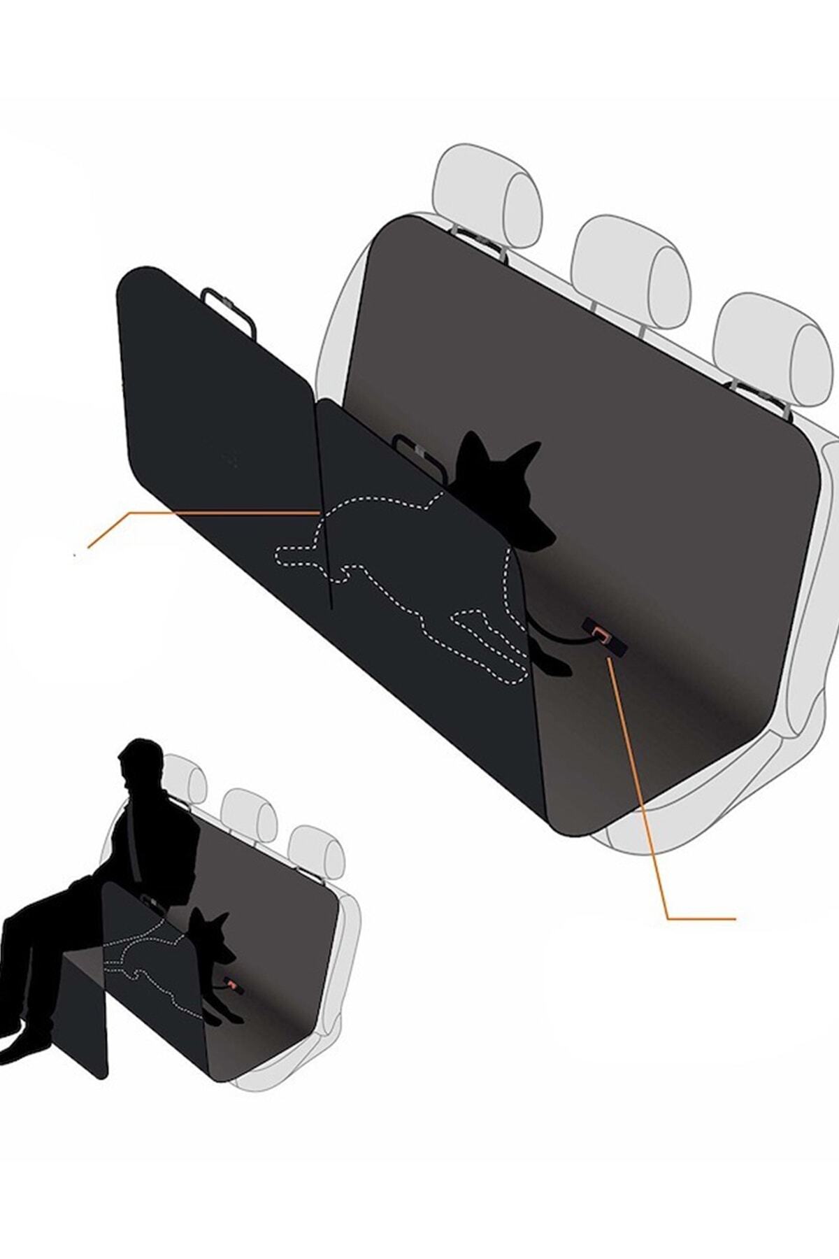 BYENS Araba Koltuk Örtüsü Evcil Hayvan Örtüsü Su Geçirmez Araç Koltuk Kılıfı Oto Koruma Kılıfı Köpek fotoğrafı 6 (önizleme)