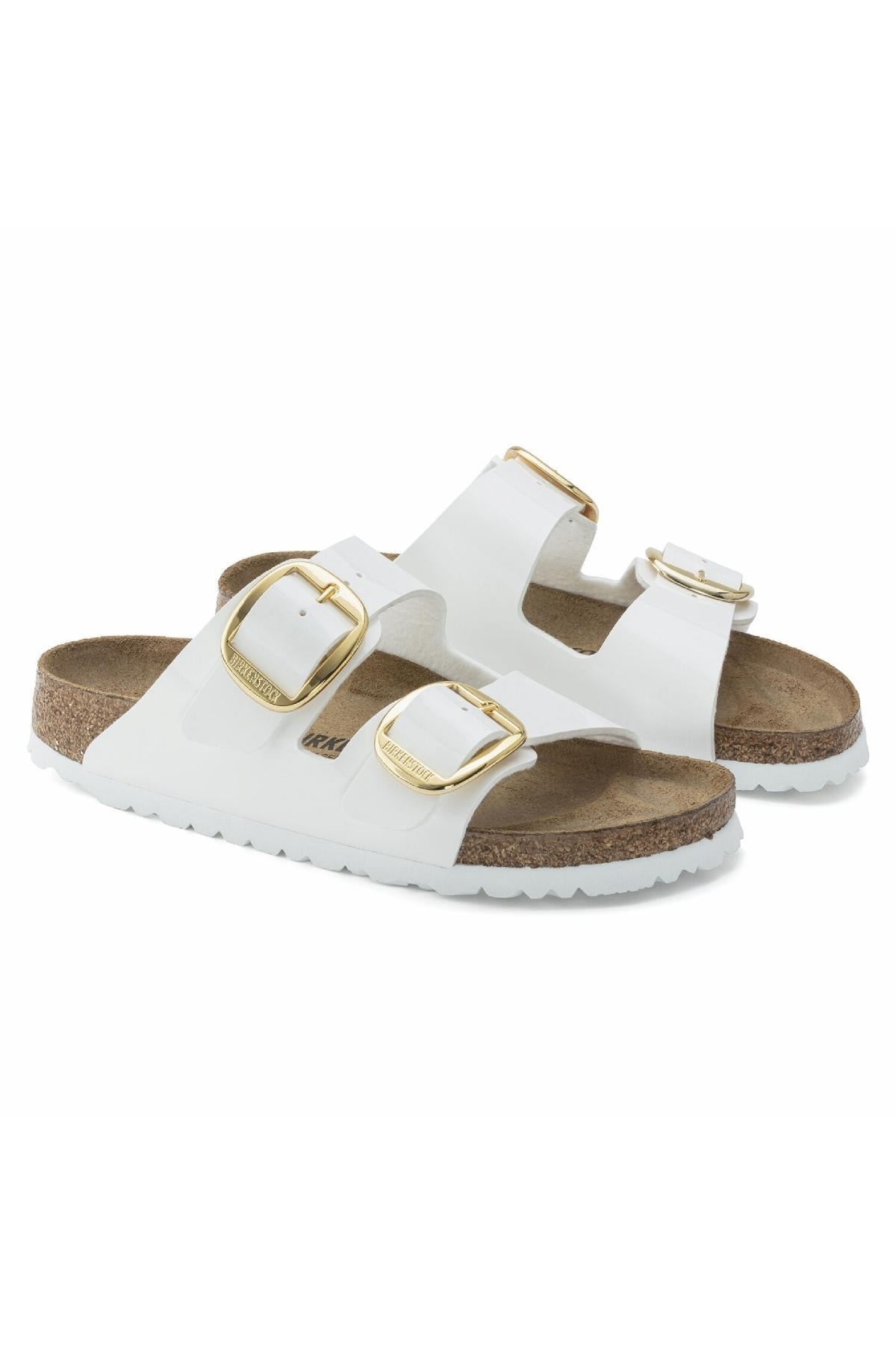 دمپایی بیرکن استاک زنانه پارچه سفید  راسته      کژوال/روزمره | Birkenstock 354 ARIZONABB-Z DE - تصویر 4