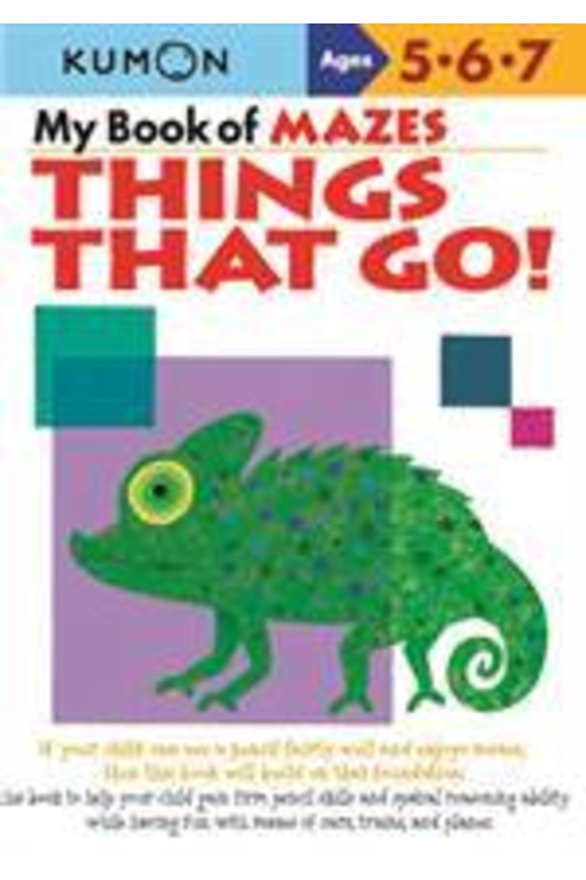Kumon Publishing-My Book Of Mazes: Things That Go 3