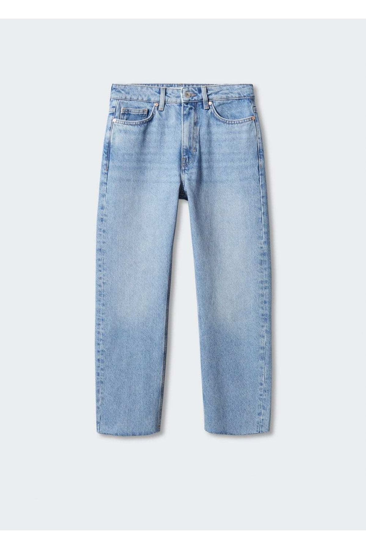 Dikişsiz Düz Kesim Jean