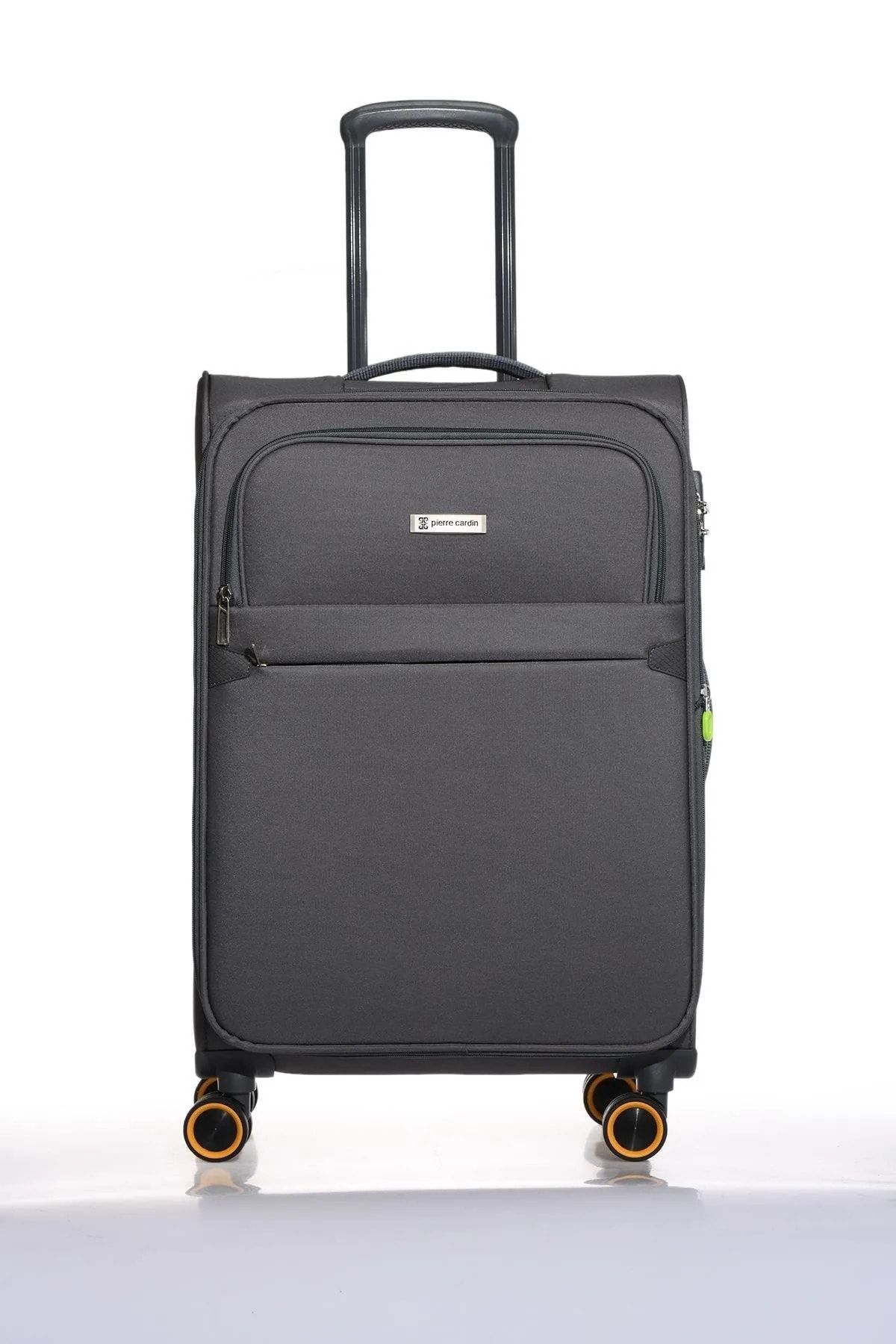 Pierre Cardin چمدان اندازه کابین پارچه ای فوق العاده سبک آنتراسیت