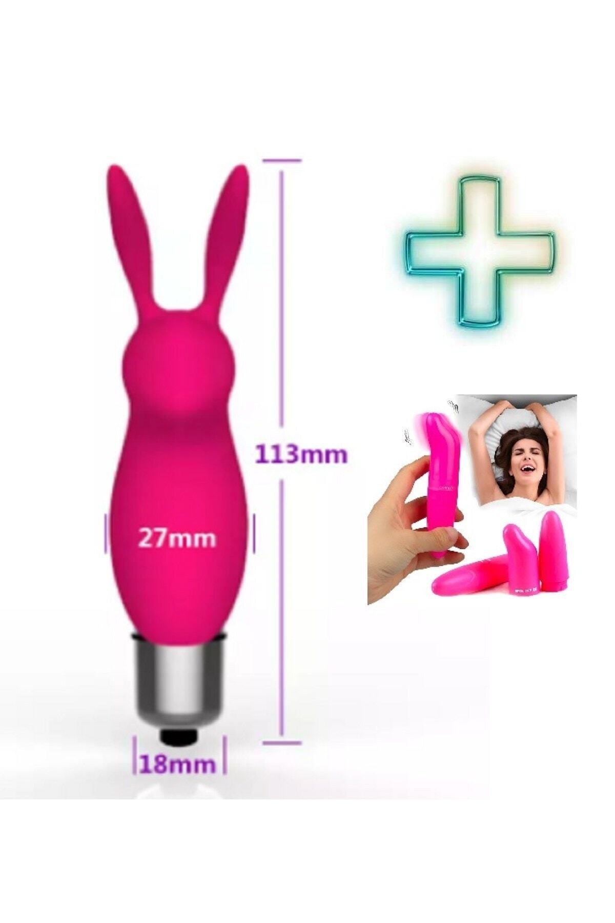 Mini Vibratör Hediyeli Mini Rabbit Vibratör 3