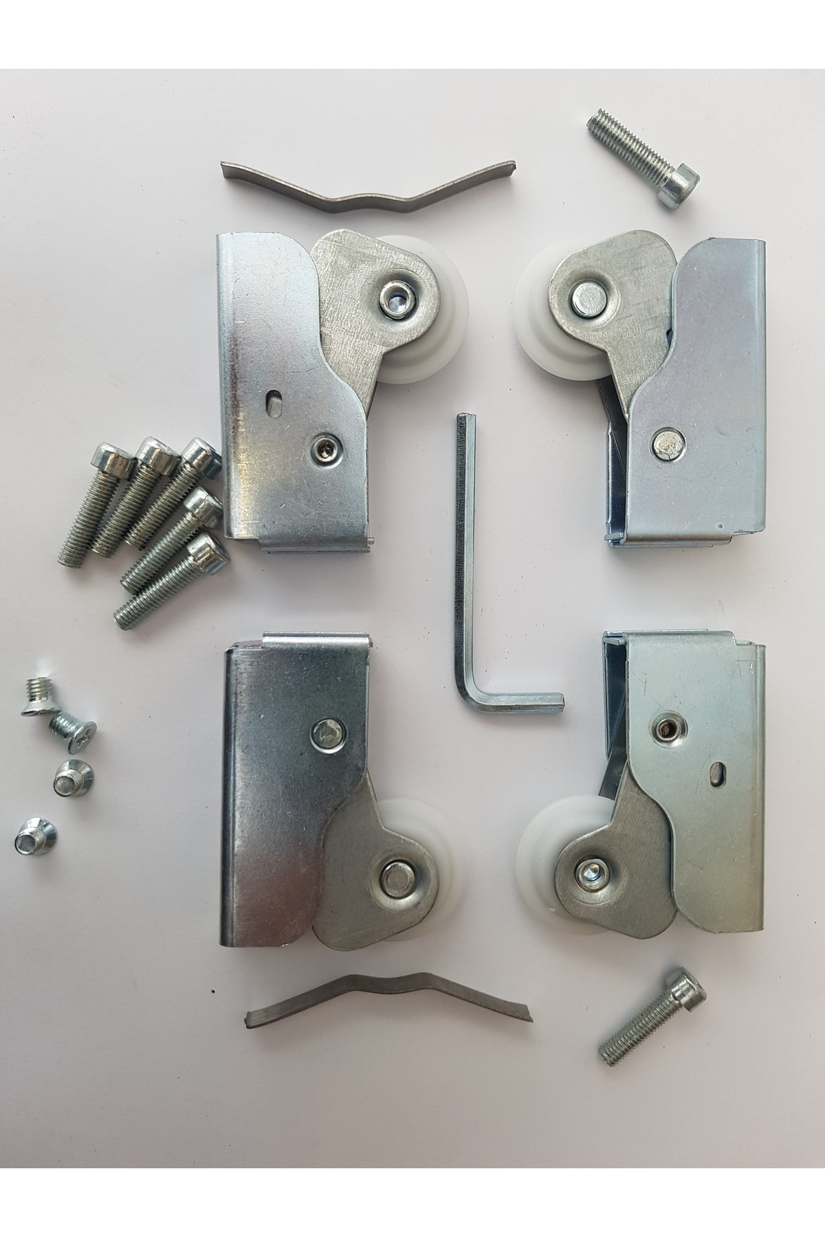 ERNAKS Sürgü Kapak Tekeri Vega Beyaz Teker -taşıyıcı Makara, Sürgülü ...