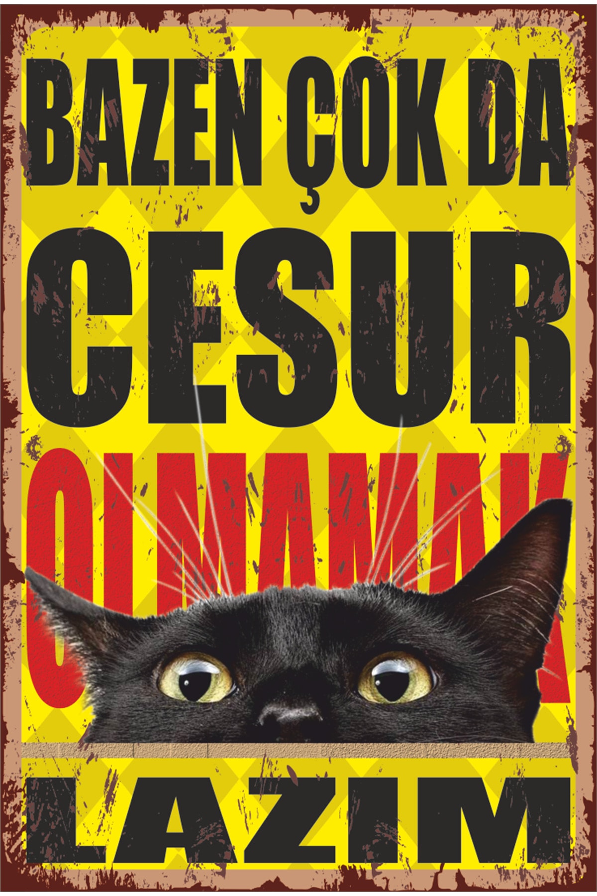 Sometimes You Shouldn't Be Too Bold Funny Graffiti Retro Wooden Poster