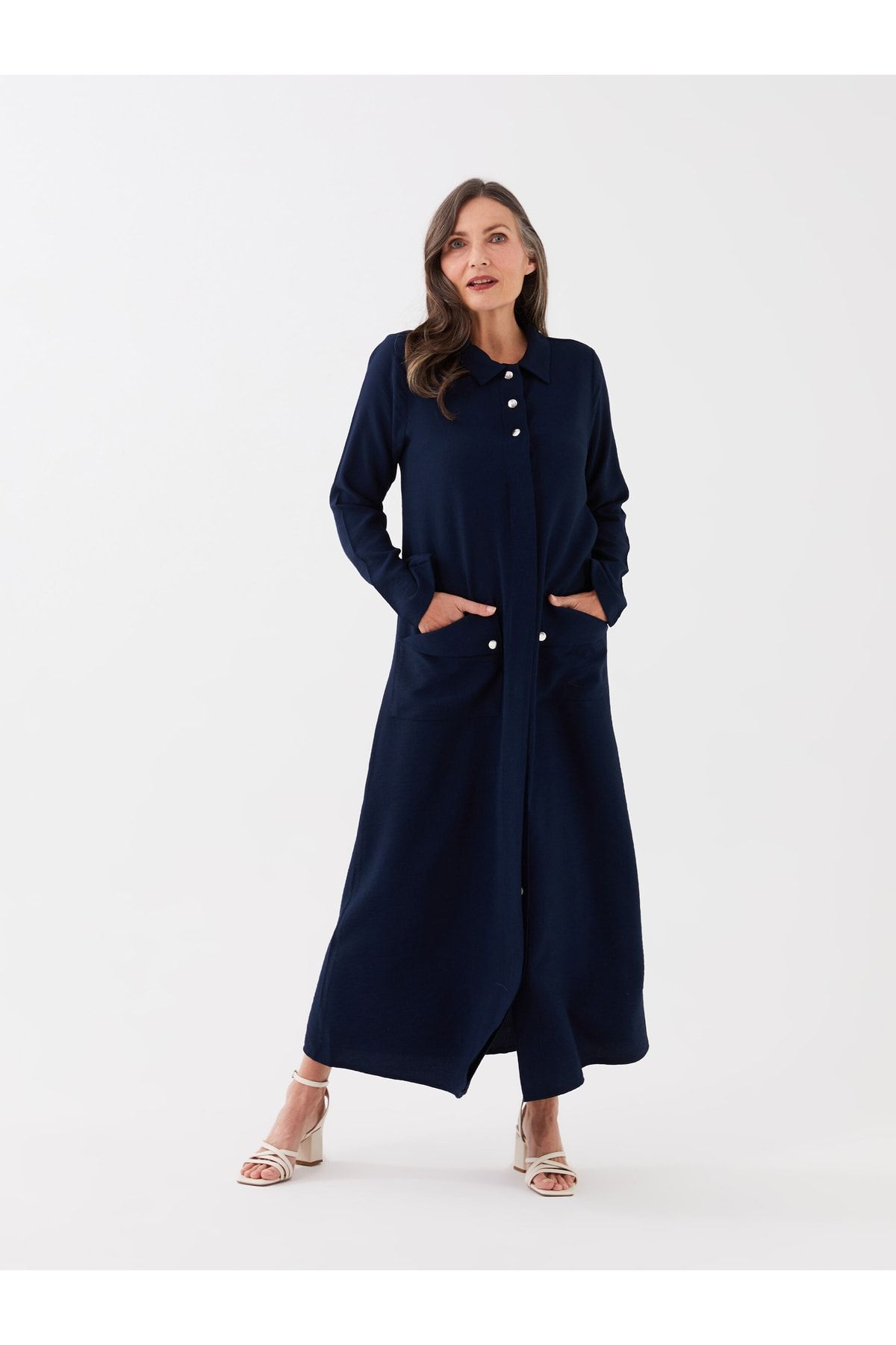 LC Waikiki Cap & Abaya Dunkelblau Basic