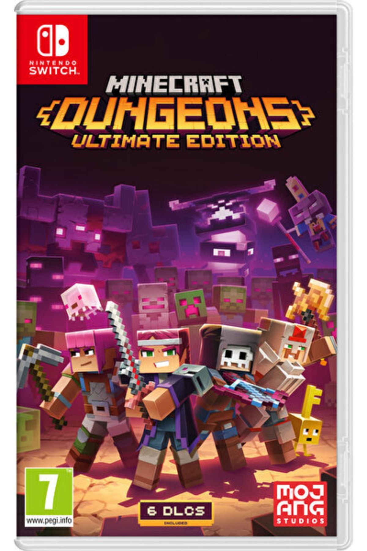 Minecraft nintendo hotsell switch cover