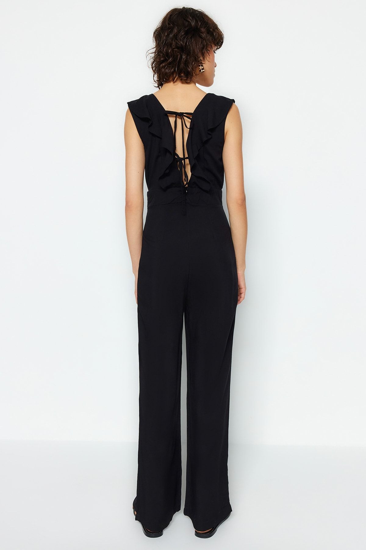 Black after 5 jumpsuit top