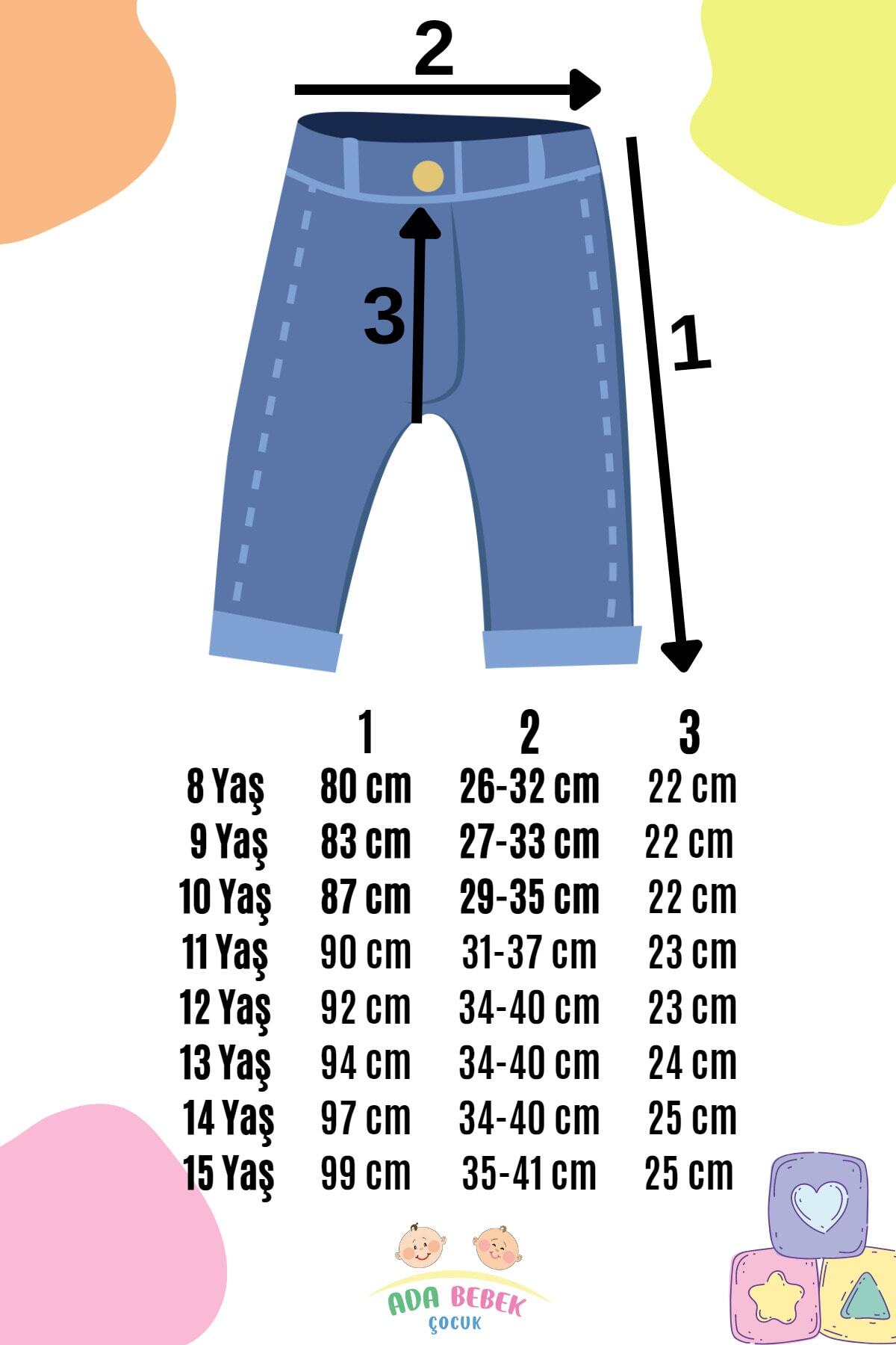ADABEBEK-Blugi cu elastic cu talie înaltă albastră Lycra 4541-4542 2