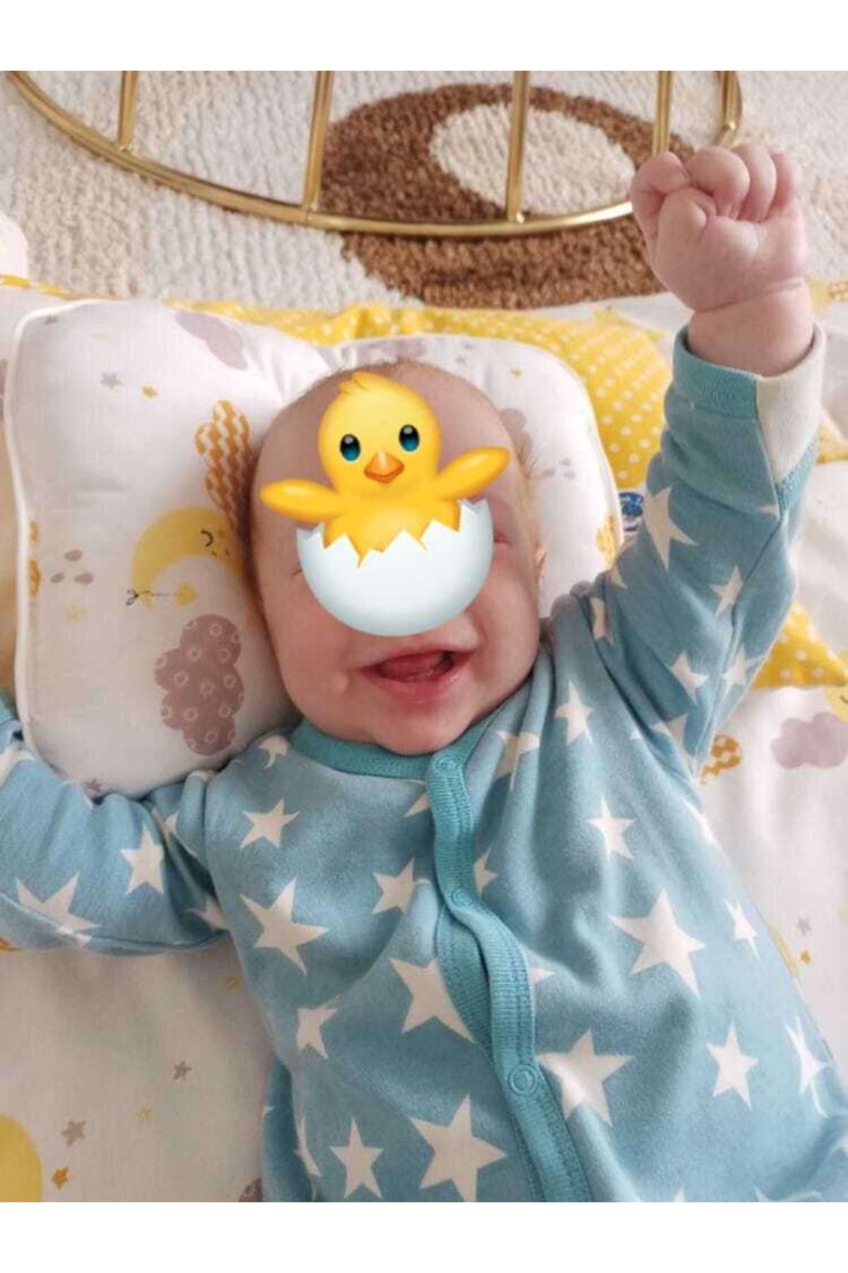 bebek_iklimi Bebek Baş Düzeltme Yastığı ** Hediye Yastık Kılıfı Hediye Salya Önlüğü ** fotoğrafı 2 (önizleme)