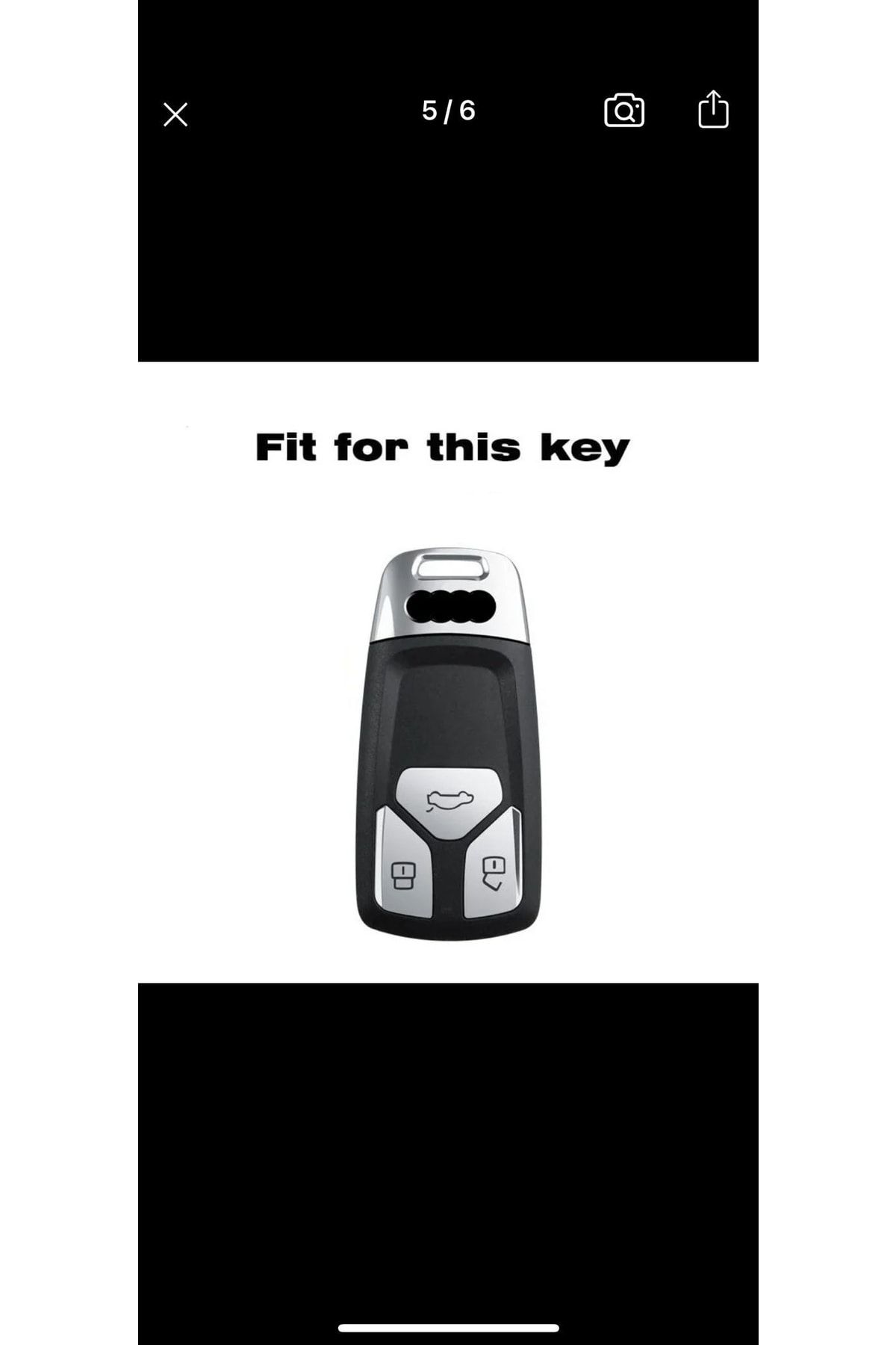 Skilit-Θήκη κλειδιού Audi Smart Thin A4 A6 A8 A7 A3 A1 Λευκό 2