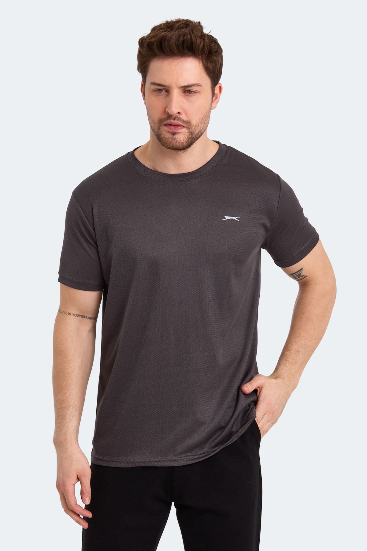 Slazenger T-Shirt Grau Regular Fit