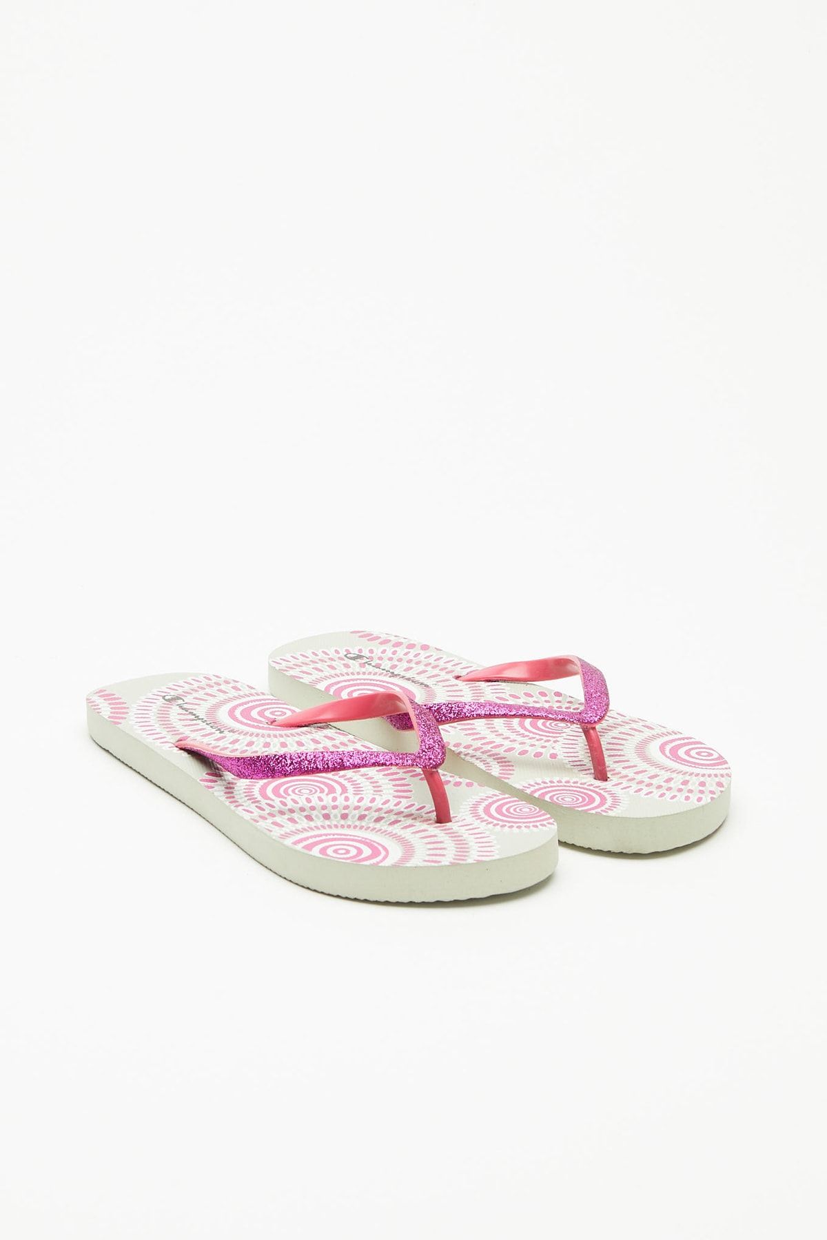 Champion Pantolette Rosa Flacher Absatz