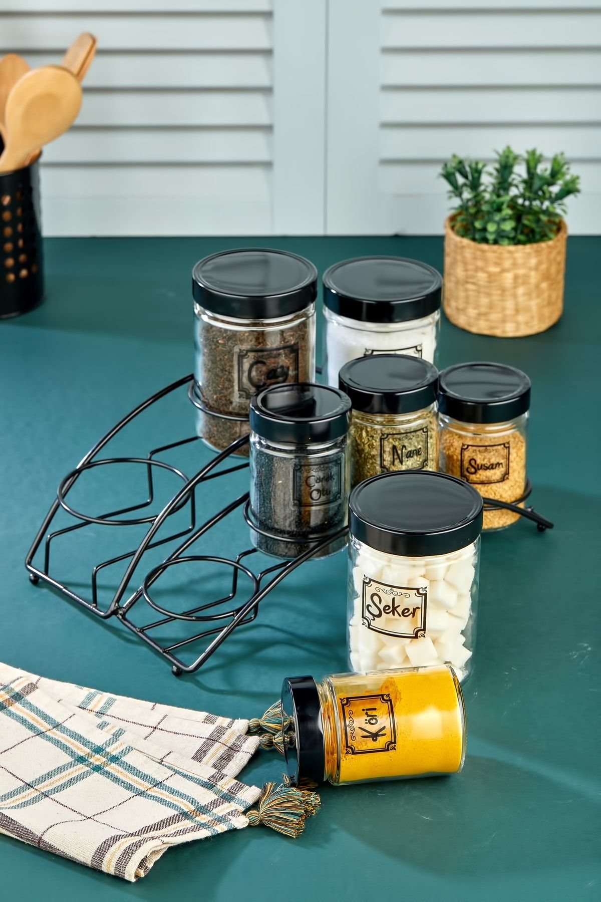 Oval sales spice jars
