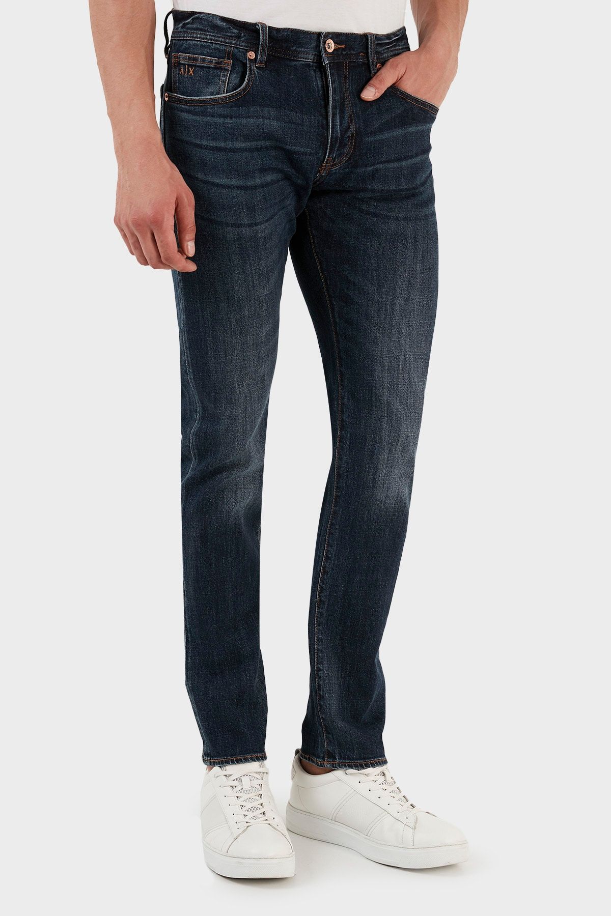 Armani Exchange J13 Cotton Normal Waist Slim Fit Jeans Men s Denim